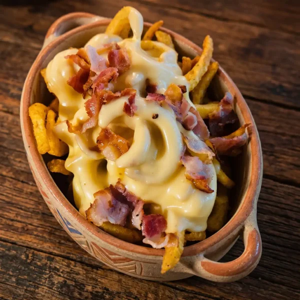 Twister fonduta e bacon - porzione piccola