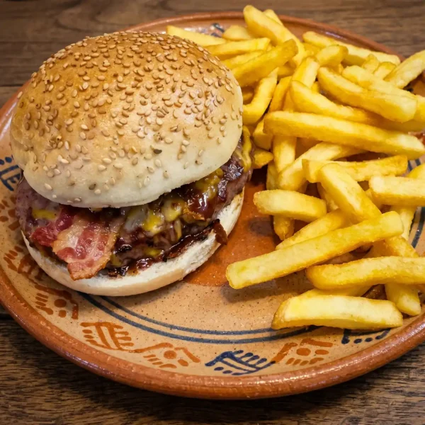 Bacon cheeseburger